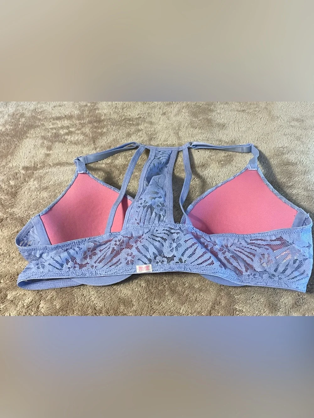 Victoria's Secret Periwinkle Lace Bra & Panty Set - Picture 2 of 6